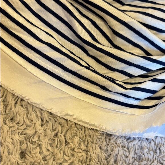 Kobi Halperin Blue and White Striped Tank Top - Picture 3 of 6